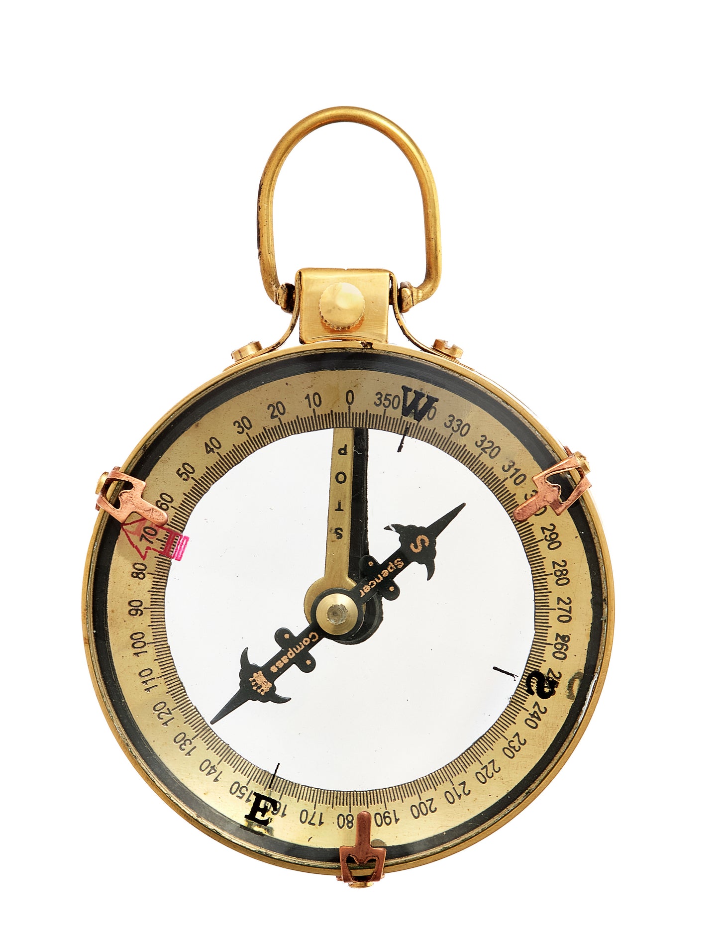 Brass Ship Captain Compass Steampunk Accessory – Unique Gift for Men - Beautiful Handmade Gift - Sundial Clock – Sun Clock – Steampunk Clock